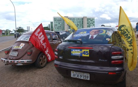 Wahlkampf in Brasilia